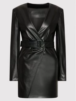 Patrizia Pepe Γυναίκες Κοκτέιλ Φορέματα Φόρεμα από απομίμηση δέρματος 8L0401/A7R9-K103 Μαύρο Slim Fit Μαύρο -Patrizia Pepe Κατάστημα unnamed file 1004