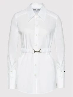 Patrizia Pepe Γυναίκες Casual Πουκάμισα Πουκάμισο 8C0464/AB01-W103 Λευκό Slim Fit Λευκό -Patrizia Pepe Κατάστημα unnamed file 1034