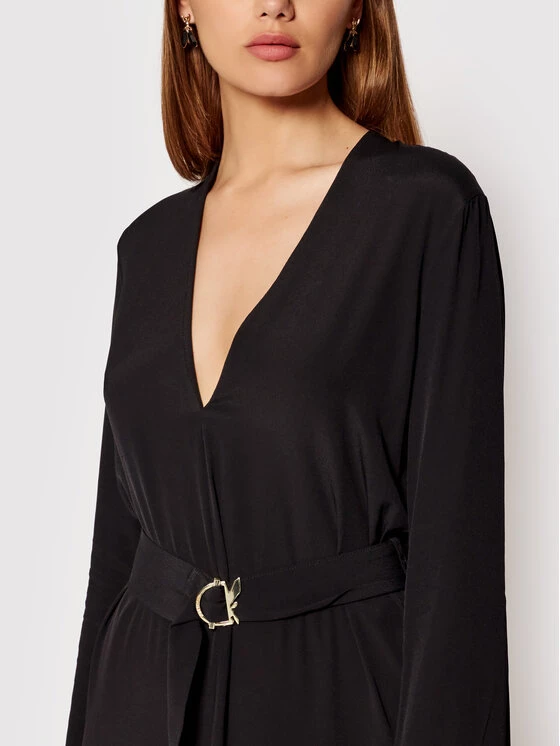 Patrizia Pepe Γυναίκες Κοκτέιλ Φορέματα Φόρεμα κοκτέιλ A0897/A8I1-K103 Μαύρο Regular Fit Μαύρο 6 Patrizia Pepe Γυναίκες Κοκτέιλ Φορέματα Φόρεμα κοκτέιλ A0897/A8I1-K103 Μαύρο Regular Fit Μαύρο - Image 4