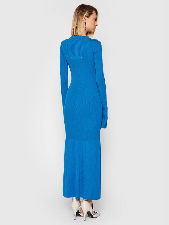 Patrizia Pepe Γυναίκες Πλεκτά Φορέματα Φόρεμα υφασμάτινο 8A0875/A9J5-C888 Μπλε Slim Fit Μπλε 5 Patrizia Pepe Γυναίκες Πλεκτά Φορέματα Φόρεμα υφασμάτινο 8A0875/A9J5-C888 Μπλε Slim Fit Μπλε - Image 3
