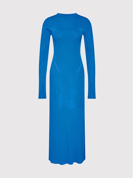 Patrizia Pepe Γυναίκες Πλεκτά Φορέματα Φόρεμα υφασμάτινο 8A0875/A9J5-C888 Μπλε Slim Fit Μπλε 7 Patrizia Pepe Γυναίκες Πλεκτά Φορέματα Φόρεμα υφασμάτινο 8A0875/A9J5-C888 Μπλε Slim Fit Μπλε - Image 5