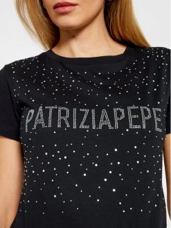 Patrizia Pepe Γυναίκες T-shirts T-Shirt 8M1190/A4V5-K103 Μαύρο Regular Fit Μαύρο -Patrizia Pepe Κατάστημα unnamed file 1122