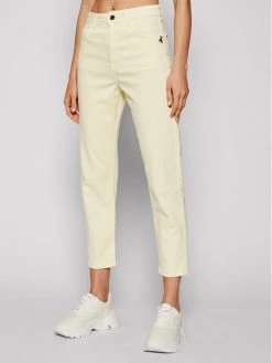 Patrizia Pepe Γυναίκες Boyfriends Τζιν 8J0791/A8E3-Y394 Κίτρινο Regular Fit Κίτρινο