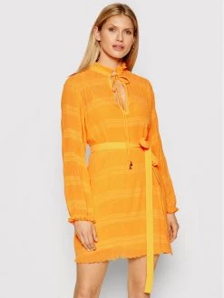 Patrizia Pepe Γυναίκες Καθημερινά Φορέματα Φόρεμα καθημερινό 8A0854/A8R2-R713 Πορτοκαλί Regular Fit Πορτοκαλί -Patrizia Pepe Κατάστημα unnamed file 1146