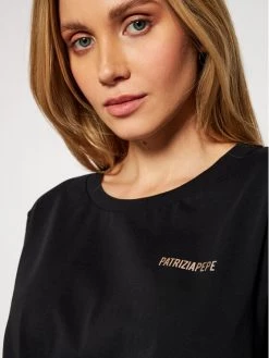 Patrizia Pepe Γυναίκες T-shirts T-Shirt 2M4089/A9B3-K103 Μαύρο Relaxed Fit Μαύρο -Patrizia Pepe Κατάστημα unnamed file 1168
