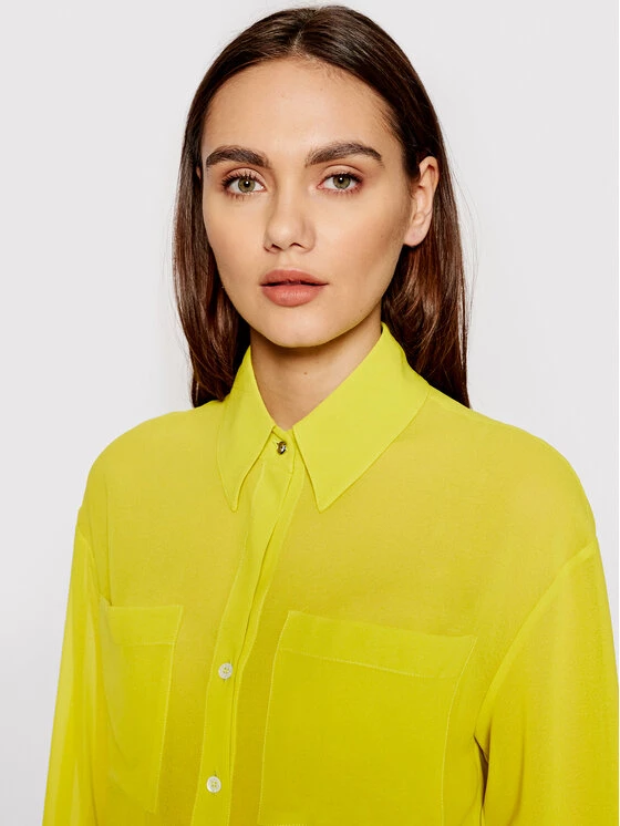 Patrizia Pepe Γυναίκες Casual Πουκάμισα Πουκάμισο 2C1250/A3ZQ-Y400 Πράσινο Regular Fit Πράσινο 7 Patrizia Pepe Γυναίκες Casual Πουκάμισα Πουκάμισο 2C1250/A3ZQ-Y400 Πράσινο Regular Fit Πράσινο - Image 5