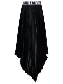 Patrizia Pepe Γυναίκες Midi Πλισέ φούστα 2G0805/A3ZQ-K103 Μαύρο Regular Fit Μαύρο -Patrizia Pepe Κατάστημα unnamed file 1190