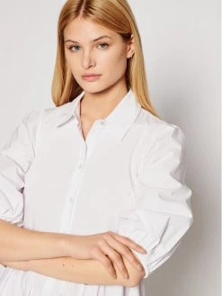 Patrizia Pepe Γυναίκες Φορέματα σε Στυλ Πουκάμισο & Σεμιζιέ Φόρεμα πουκάμισο 2A2218/A9B9-W103 Λευκό Oversize Λευκό -Patrizia Pepe Κατάστημα unnamed file 1199