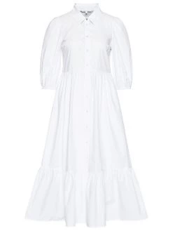 Patrizia Pepe Γυναίκες Φορέματα σε Στυλ Πουκάμισο & Σεμιζιέ Φόρεμα πουκάμισο 2A2218/A9B9-W103 Λευκό Oversize Λευκό -Patrizia Pepe Κατάστημα unnamed file 1200