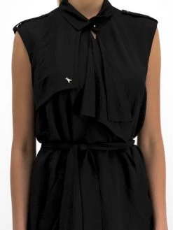 Patrizia Pepe Γυναίκες Φορέματα σε Στυλ Πουκάμισο & Σεμιζιέ Φόρεμα πουκάμισο 2J2222/A3KN-K103 Μαύρο Regular Fit Μαύρο -Patrizia Pepe Κατάστημα unnamed file 1204