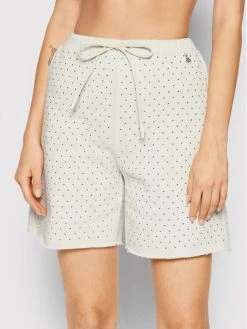 Patrizia Pepe Γυναίκες Υφασμάτινα Σορτς Σορτς υφασμάτινο 8P0389/J001-S636 Μπεζ Regular Fit Μπεζ