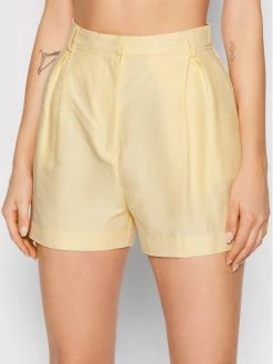 Patrizia Pepe Γυναίκες Υφασμάτινα Σορτς Σορτς υφασμάτινο 8P0408/A017-M417 Κίτρινο Regular Fit Κίτρινο