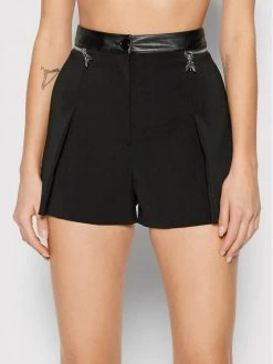 Patrizia Pepe Γυναίκες Υφασμάτινα Σορτς Σορτς υφασμάτινο 8P0374/A6F5-K103 Μαύρο Regular Fit Μαύρο