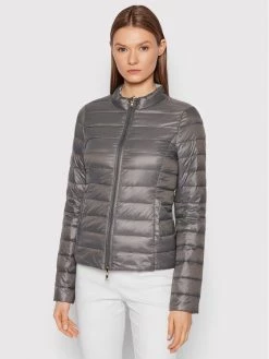 Patrizia Pepe Γυναίκες Πουπουλένια Μπουφάν Μπουφάν πουπουλένιο CO0178/A503-J2U1 Γκρι Regular Fit Γκρι