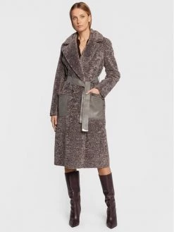 Patrizia Pepe Γυναίκες Μεταβατικά Παλτά Παλτό μεταβατικό 2O0025/E012-S644 Γκρι Regular Fit Γκρι