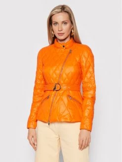 Patrizia Pepe Γυναίκες Πουπουλένια Μπουφάν Μπουφάν πουπουλένιο 8O0001/A503-R743 Πορτοκαλί Slim Fit Πορτοκαλί