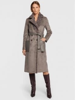 Patrizia Pepe Γυναίκες Μεταβατικά Παλτά Παλτό μεταβατικό 2O0025/E012-S644 Γκρι Regular Fit Γκρι -Patrizia Pepe Κατάστημα unnamed file 131