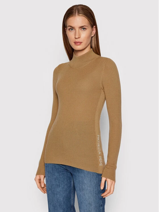 Patrizia Pepe Γυναίκες Ζιβάγκο 2M4144/A9N0-B729 Καφέ Slim Fit Καφέ 3 Patrizia Pepe Γυναίκες Ζιβάγκο 2M4144/A9N0-B729 Καφέ Slim Fit Καφέ