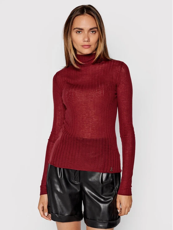 Patrizia Pepe Γυναίκες Ζιβάγκο 8M1352/A9H9-R727 Μπορντό Slim Fit Μπορντό 3 Patrizia Pepe Γυναίκες Ζιβάγκο 8M1352/A9H9-R727 Μπορντό Slim Fit Μπορντό