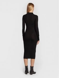 Patrizia Pepe Γυναίκες Πλεκτά Φορέματα Φόρεμα υφασμάτινο 2A2436/KM36-K103 Μαύρο Slim Fit Μαύρο -Patrizia Pepe Κατάστημα unnamed file 139