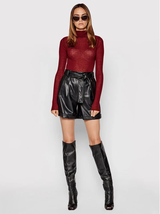 Patrizia Pepe Γυναίκες Ζιβάγκο 8M1352/A9H9-R727 Μπορντό Slim Fit Μπορντό 4 Patrizia Pepe Γυναίκες Ζιβάγκο 8M1352/A9H9-R727 Μπορντό Slim Fit Μπορντό - Image 2