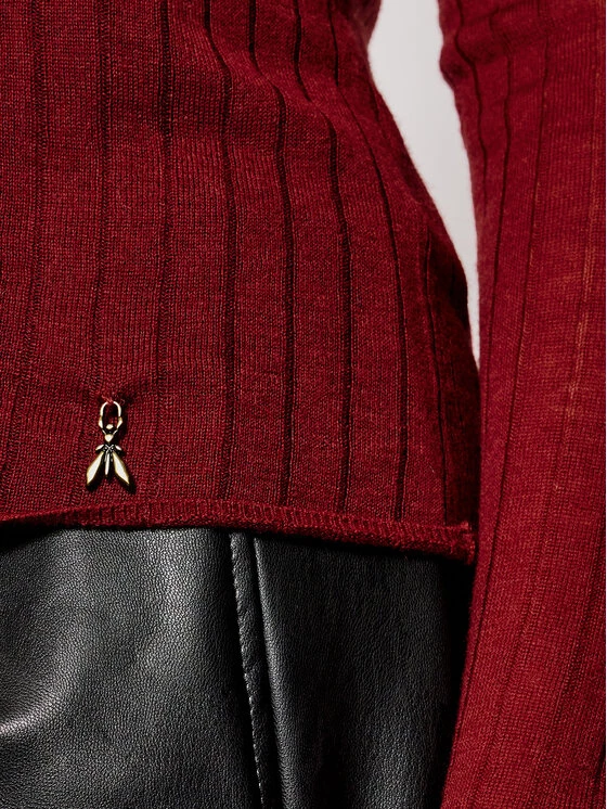 Patrizia Pepe Γυναίκες Ζιβάγκο 8M1352/A9H9-R727 Μπορντό Slim Fit Μπορντό 6 Patrizia Pepe Γυναίκες Ζιβάγκο 8M1352/A9H9-R727 Μπορντό Slim Fit Μπορντό - Image 4