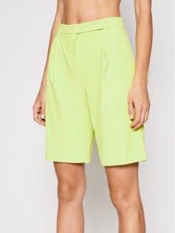 Patrizia Pepe Γυναίκες Υφασμάτινα Σορτς Σορτς υφασμάτινο 2P1317/A9A2-Y400 Πράσινο Relaxed Fit Πράσινο