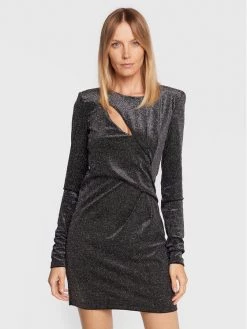 Patrizia Pepe Γυναίκες Κοκτέιλ Φορέματα Φόρεμα κοκτέιλ 2A2447/J049-S649 Γκρι Slim Fit Γκρι