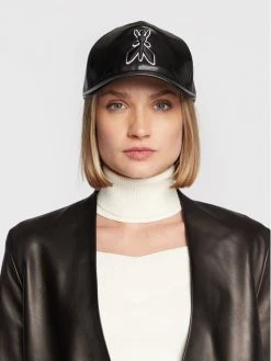 Patrizia Pepe Γυναίκες Καπέλα Jockey Σκούφος 8F1650/E005-K103 Μαύρο Μαύρο