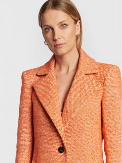 Patrizia Pepe Γυναίκες Μεταβατικά Παλτά Μάλλινο παλτό 2O0017/A165-J2Y3 Πορτοκαλί Regular Fit Πορτοκαλί -Patrizia Pepe Κατάστημα unnamed file 150