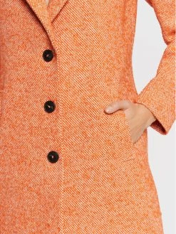 Patrizia Pepe Γυναίκες Μεταβατικά Παλτά Μάλλινο παλτό 2O0017/A165-J2Y3 Πορτοκαλί Regular Fit Πορτοκαλί -Patrizia Pepe Κατάστημα unnamed file 151