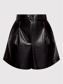 Patrizia Pepe Γυναίκες Δερμάτινα Σορτς Σορτς από απομίμηση δέρματος 8P0425/E005-K103 Μαύρο Relaxed Fit Μαύρο -Patrizia Pepe Κατάστημα unnamed file 1512