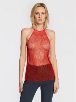 Patrizia Pepe Γυναίκες Tops Τοπ 8M1440/A9U8-R753 Πορτοκαλί Slim Fit Πορτοκαλί