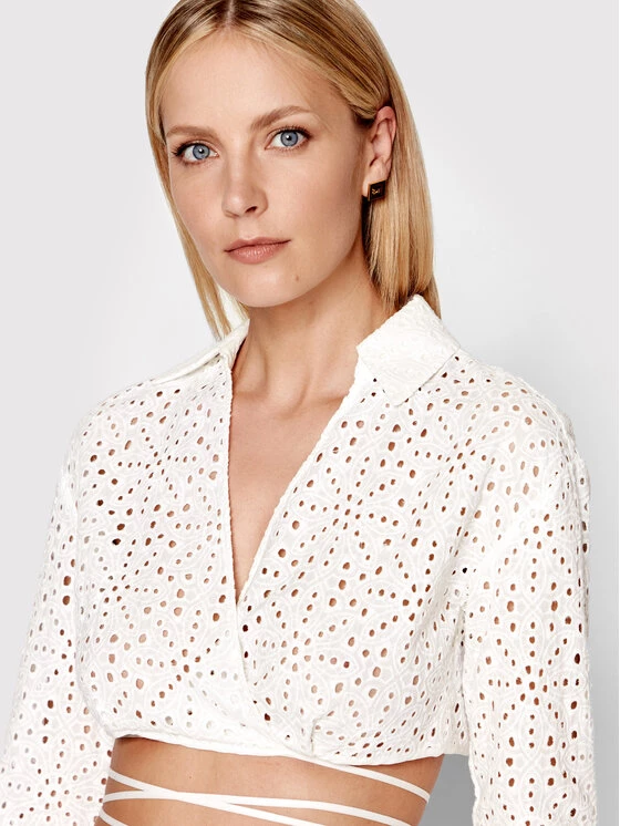 Patrizia Pepe Γυναίκες Μπλουζάκια Μπλουζάκι 2C1380/A078-W336 Λευκό Slim Fit Λευκό 6 Patrizia Pepe Γυναίκες Μπλουζάκια Μπλουζάκι 2C1380/A078-W336 Λευκό Slim Fit Λευκό - Image 4