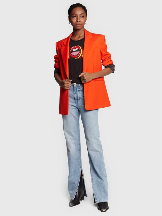 Patrizia Pepe Γυναίκες T-shirts T-Shirt 2M4233/J052-K103 Μαύρο Regular Fit Μαύρο 4 Patrizia Pepe Γυναίκες T-shirts T-Shirt 2M4233/J052-K103 Μαύρο Regular Fit Μαύρο - Image 2