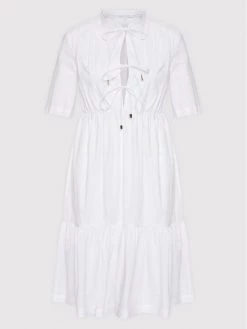 Patrizia Pepe Γυναίκες Καθημερινά Φορέματα Φόρεμα καθημερινό 2A2399/A9B9-W103 Λευκό Relaxed Fit Λευκό -Patrizia Pepe Κατάστημα unnamed file 1707