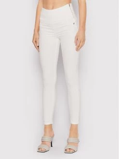 Patrizia Pepe Γυναίκες Jeggings Jegging CP0367/DS04-W146 Λευκό Skinny Fit Λευκό
