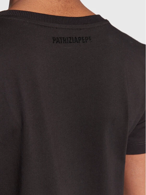 Patrizia Pepe Γυναίκες T-shirts T-Shirt 2M4233/J052-K103 Μαύρο Regular Fit Μαύρο 7 Patrizia Pepe Γυναίκες T-shirts T-Shirt 2M4233/J052-K103 Μαύρο Regular Fit Μαύρο - Image 5