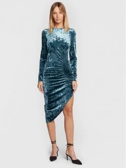 Patrizia Pepe Γυναίκες Κοκτέιλ Φορέματα Φόρεμα κοκτέιλ 2A2437/J050-G536 Μπλε Slim Fit Μπλε