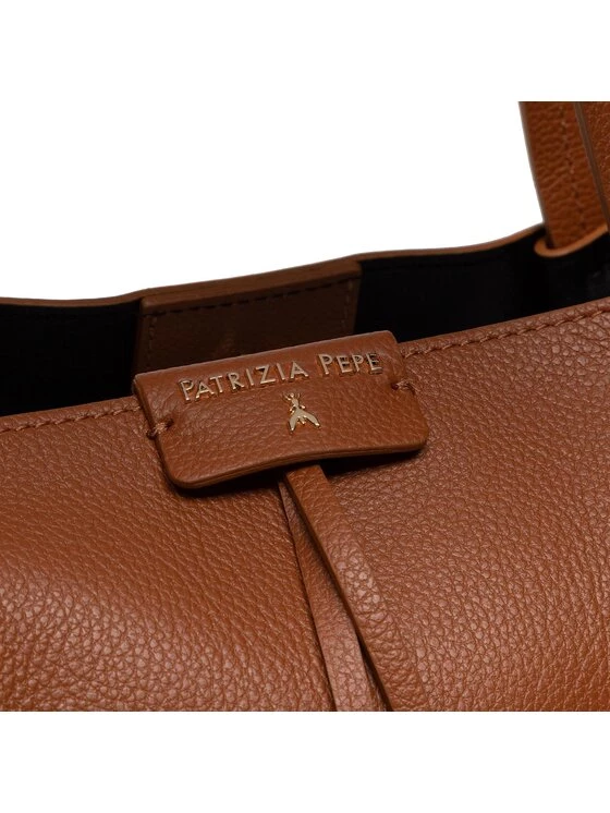 Patrizia Pepe Γυναίκες Τσάντες με Χερούλι Τσάντα CB8895/L001-B757 Καφέ Καφέ 4 Patrizia Pepe Γυναίκες Τσάντες με Χερούλι Τσάντα CB8895/L001-B757 Καφέ Καφέ - Image 2