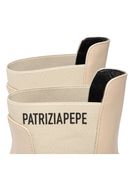 Patrizia Pepe Γυναίκες Chelsea Boots Μποτάκια με λάστιχο CY9814/L011-B732 Μπεζ Μπεζ 7 Patrizia Pepe Γυναίκες Chelsea Boots Μποτάκια με λάστιχο CY9814/L011-B732 Μπεζ Μπεζ - Image 5