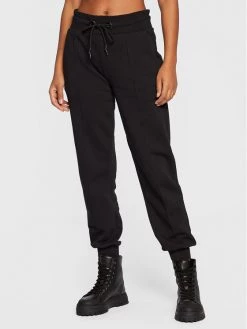 Patrizia Pepe Γυναίκες Παντελόνια Φόρμας Παντελόνι φόρμας 2P1450/J079-K103 Μαύρο Regular Fit Μαύρο