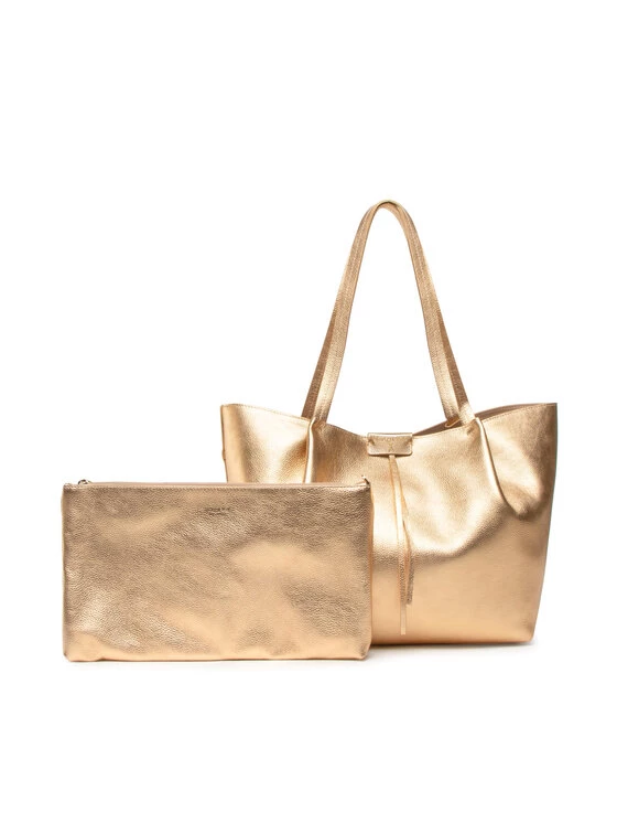 Patrizia Pepe Γυναίκες Τσάντες Shoppers Τσάντα CB8896/L001-Y360 Χρυσό Χρυσό 4 Patrizia Pepe Γυναίκες Τσάντες Shoppers Τσάντα CB8896/L001-Y360 Χρυσό Χρυσό - Image 2