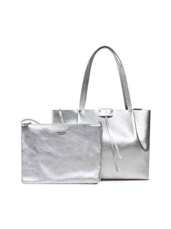 Patrizia Pepe Γυναίκες Τσάντες Shoppers Τσάντα CB8895/L001-S298 Ασημί Ασημί 3 Patrizia Pepe Γυναίκες Τσάντες Shoppers Τσάντα CB8895/L001-S298 Ασημί Ασημί