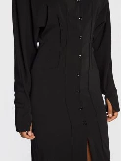 Patrizia Pepe Γυναίκες Φορέματα σε Στυλ Πουκάμισο & Σεμιζιέ Φόρεμα πουκάμισο 2A2453/A6F5-K103 Μαύρο Regular Fit Μαύρο -Patrizia Pepe Κατάστημα unnamed file 223