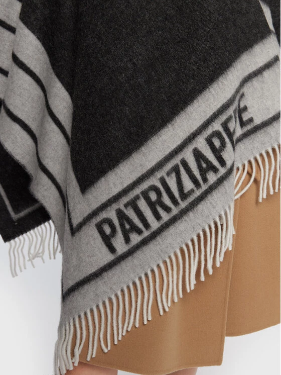 Patrizia Pepe Γυναίκες Φουλάρια Πόντσο 8F0017/A400-K103 Γκρι Γκρι 3 Patrizia Pepe Γυναίκες Φουλάρια Πόντσο 8F0017/A400-K103 Γκρι Γκρι - Image 2