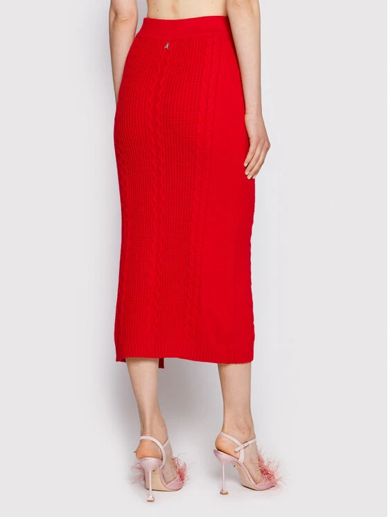 Patrizia Pepe Γυναίκες Φούστα Midi 8G0281/K037-R754 Κόκκινο Slim Fit Κόκκινο 5 Patrizia Pepe Γυναίκες Φούστα Midi 8G0281/K037-R754 Κόκκινο Slim Fit Κόκκινο - Image 3