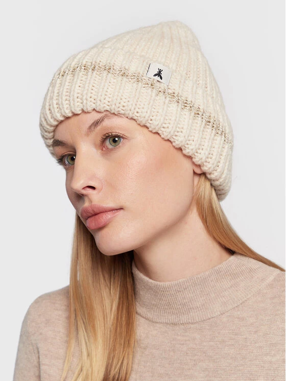 Patrizia Pepe Γυναίκες Χειμωνιάτικοι Σκούφοι Σκούφος 2F0022/K076-FD20 Μπεζ Μπεζ 4 Patrizia Pepe Γυναίκες Χειμωνιάτικοι Σκούφοι Σκούφος 2F0022/K076-FD20 Μπεζ Μπεζ - Image 2