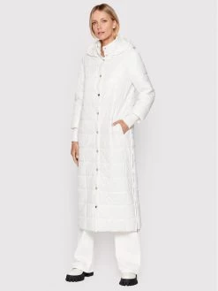 Patrizia Pepe Γυναίκες Πουπουλένια Μπουφάν Μπουφάν πουπουλένιο 8O0042/A116-W146 Λευκό Relaxed Fit Λευκό