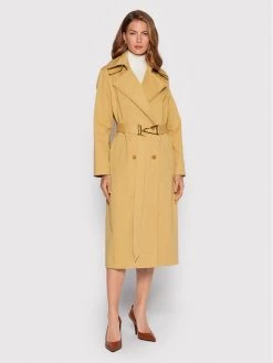 Patrizia Pepe Γυναίκες Καπαρντίνες Καπαρτίνα 8O0035/A127-B742 Μπεζ Regular Fit Μπεζ